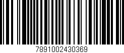Código de barras (EAN, GTIN, SKU, ISBN): '7891002430369'