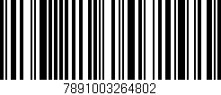 Código de barras (EAN, GTIN, SKU, ISBN): '7891003264802'