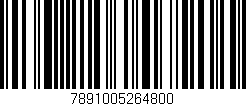 Código de barras (EAN, GTIN, SKU, ISBN): '7891005264800'