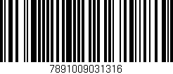 Código de barras (EAN, GTIN, SKU, ISBN): '7891009031316'
