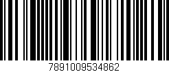 Código de barras (EAN, GTIN, SKU, ISBN): '7891009534862'