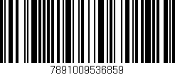 Código de barras (EAN, GTIN, SKU, ISBN): '7891009536859'