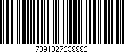 Código de barras (EAN, GTIN, SKU, ISBN): '7891027239992'