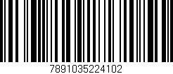 Código de barras (EAN, GTIN, SKU, ISBN): '7891035224102'