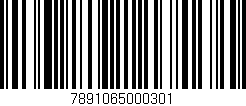 Código de barras (EAN, GTIN, SKU, ISBN): '7891065000301'