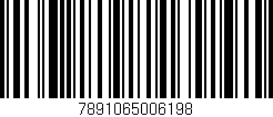 Código de barras (EAN, GTIN, SKU, ISBN): '7891065006198'