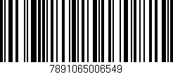 Código de barras (EAN, GTIN, SKU, ISBN): '7891065006549'