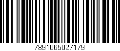 Código de barras (EAN, GTIN, SKU, ISBN): '7891065027179'