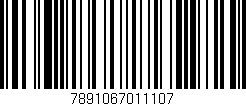 Código de barras (EAN, GTIN, SKU, ISBN): '7891067011107'