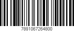 Código de barras (EAN, GTIN, SKU, ISBN): '7891067264800'