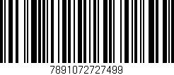 Código de barras (EAN, GTIN, SKU, ISBN): '7891072727499'