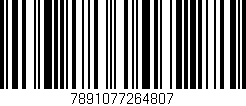 Código de barras (EAN, GTIN, SKU, ISBN): '7891077264807'