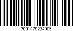 Código de barras (EAN, GTIN, SKU, ISBN): '7891079264805'