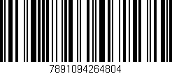 Código de barras (EAN, GTIN, SKU, ISBN): '7891094264804'