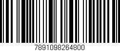 Código de barras (EAN, GTIN, SKU, ISBN): '7891098264800'