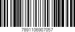 Código de barras (EAN, GTIN, SKU, ISBN): '7891106907057'