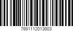 Código de barras (EAN, GTIN, SKU, ISBN): '7891112013803'