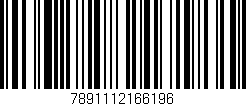Código de barras (EAN, GTIN, SKU, ISBN): '7891112166196'
