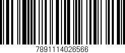 Código de barras (EAN, GTIN, SKU, ISBN): '7891114026566'