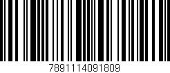 Código de barras (EAN, GTIN, SKU, ISBN): '7891114091809'