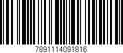 Código de barras (EAN, GTIN, SKU, ISBN): '7891114091816'