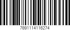 Código de barras (EAN, GTIN, SKU, ISBN): '7891114116274'