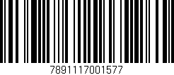 Código de barras (EAN, GTIN, SKU, ISBN): '7891117001577'