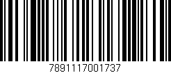 Código de barras (EAN, GTIN, SKU, ISBN): '7891117001737'