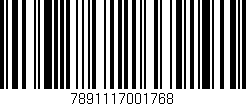 Código de barras (EAN, GTIN, SKU, ISBN): '7891117001768'