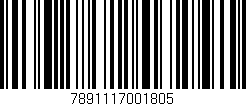 Código de barras (EAN, GTIN, SKU, ISBN): '7891117001805'