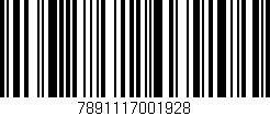 Código de barras (EAN, GTIN, SKU, ISBN): '7891117001928'