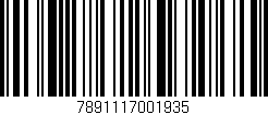 Código de barras (EAN, GTIN, SKU, ISBN): '7891117001935'