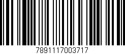 Código de barras (EAN, GTIN, SKU, ISBN): '7891117003717'