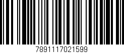 Código de barras (EAN, GTIN, SKU, ISBN): '7891117021599'