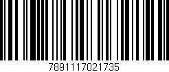 Código de barras (EAN, GTIN, SKU, ISBN): '7891117021735'