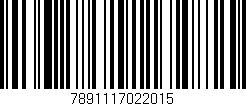 Código de barras (EAN, GTIN, SKU, ISBN): '7891117022015'