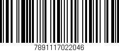 Código de barras (EAN, GTIN, SKU, ISBN): '7891117022046'