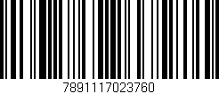 Código de barras (EAN, GTIN, SKU, ISBN): '7891117023760'