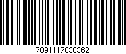 Código de barras (EAN, GTIN, SKU, ISBN): '7891117030362'