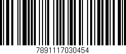 Código de barras (EAN, GTIN, SKU, ISBN): '7891117030454'