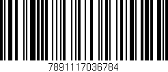 Código de barras (EAN, GTIN, SKU, ISBN): '7891117036784'