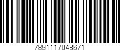 Código de barras (EAN, GTIN, SKU, ISBN): '7891117048671'