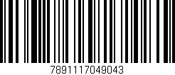 Código de barras (EAN, GTIN, SKU, ISBN): '7891117049043'