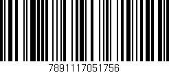 Código de barras (EAN, GTIN, SKU, ISBN): '7891117051756'