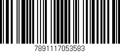 Código de barras (EAN, GTIN, SKU, ISBN): '7891117053583'