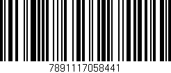 Código de barras (EAN, GTIN, SKU, ISBN): '7891117058441'