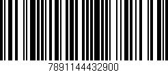 Código de barras (EAN, GTIN, SKU, ISBN): '7891144432900'