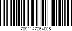 Código de barras (EAN, GTIN, SKU, ISBN): '7891147264805'