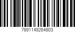 Código de barras (EAN, GTIN, SKU, ISBN): '7891149264803'