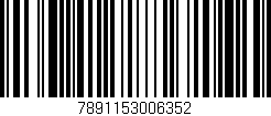Código de barras (EAN, GTIN, SKU, ISBN): '7891153006352'